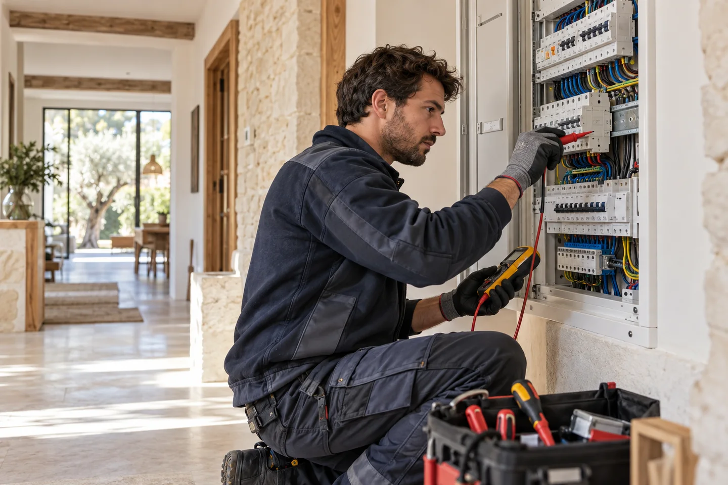 Aperçu du modèle Électricien
